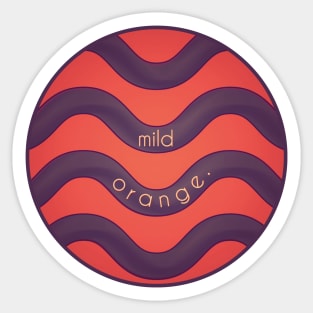 Mild Orange Sticker